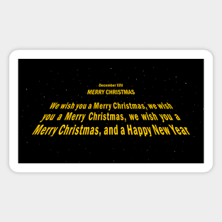 Xmas Wars Opening Crawl Magnet